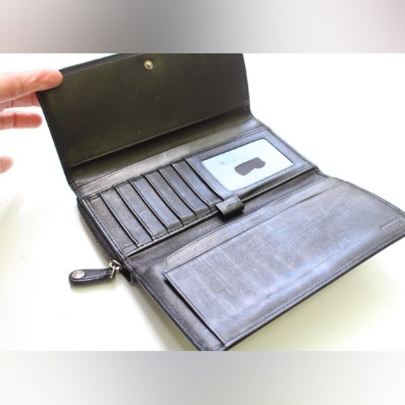 Vintage Coach legacy wallet + check book holder - Picture 11 of 16